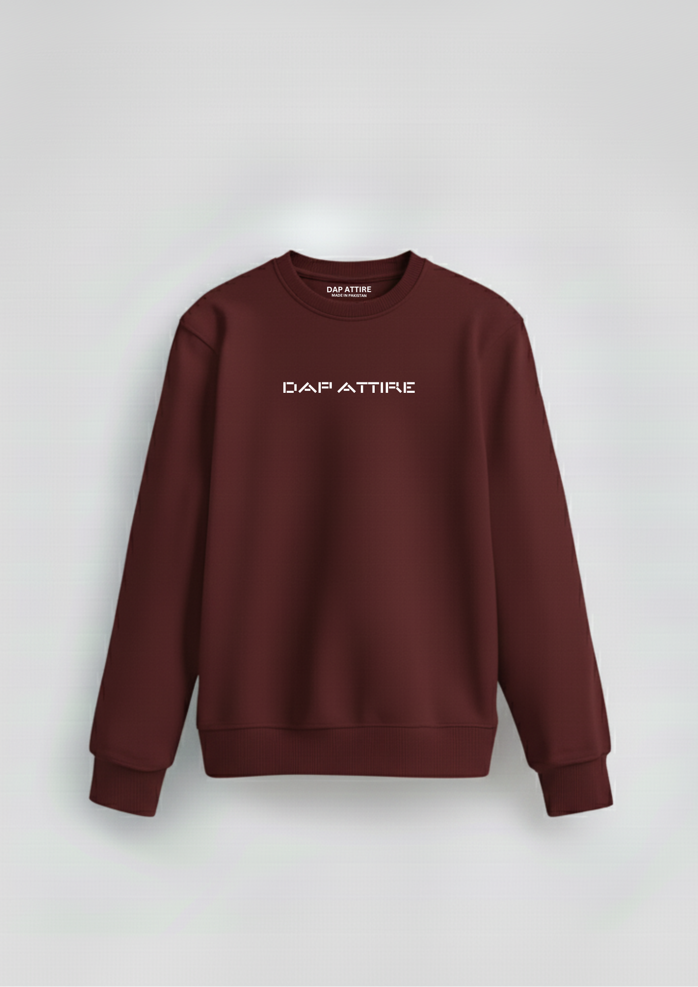 Maroon Essential Crewneck Sweatshirt