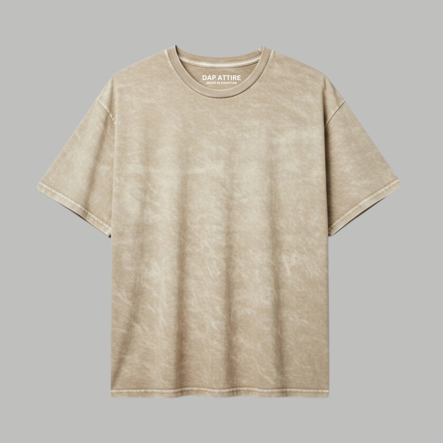 Warm Sand Washed Oversized Tshirt