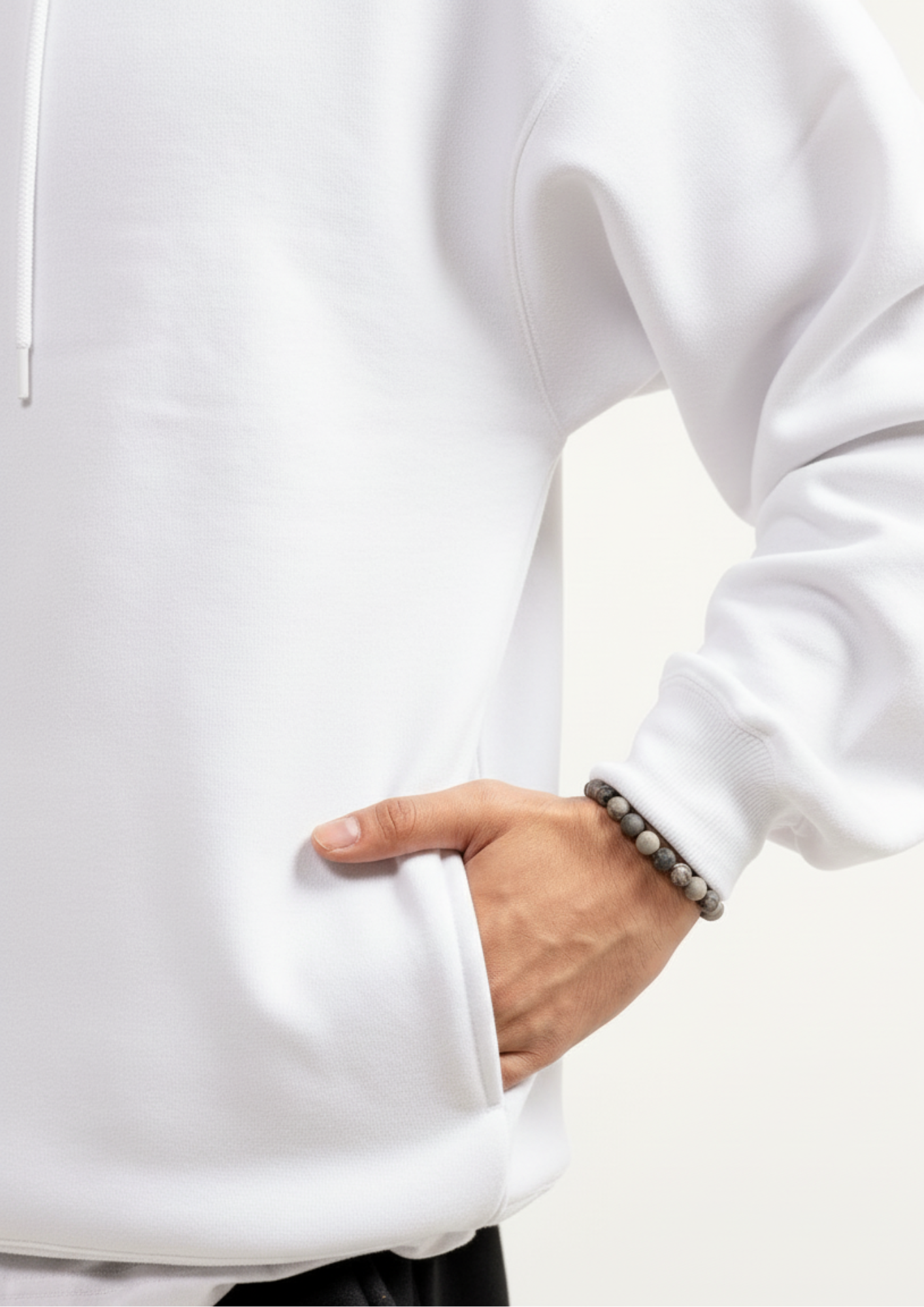 Ghost Rose Oversized Hoodie