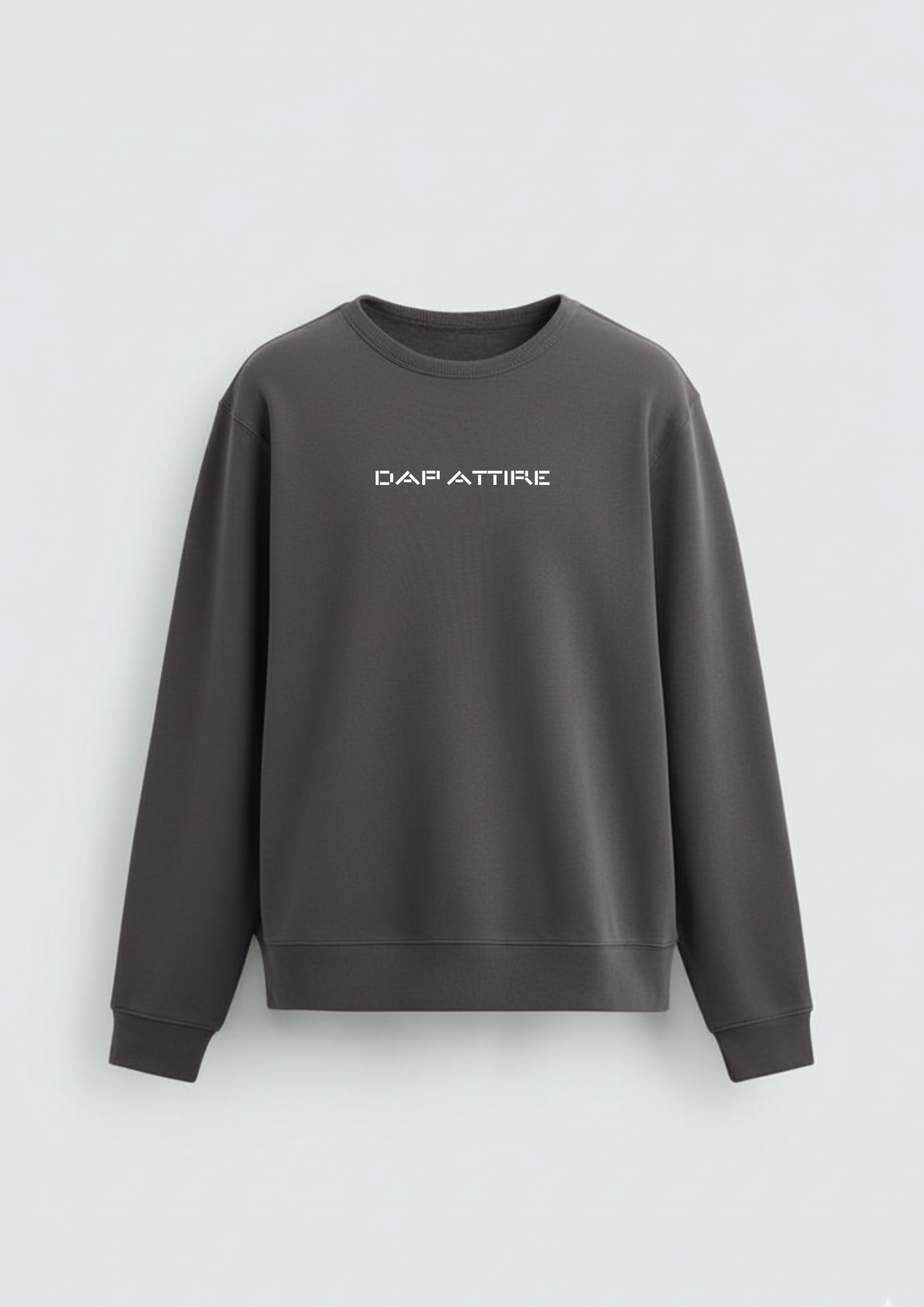 Gray Essential Crewneck Sweatshirt
