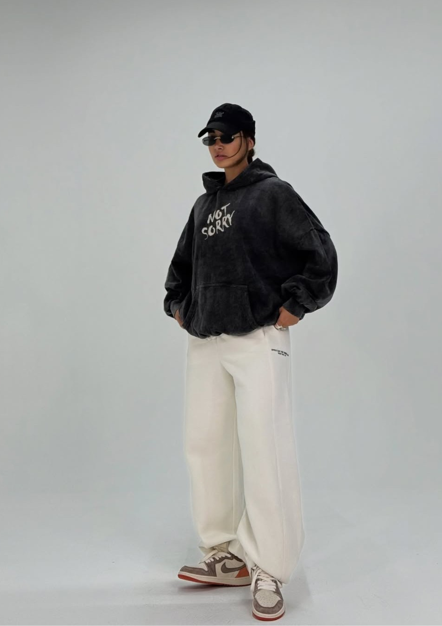 No Regrets Oversized Washed Hoodie