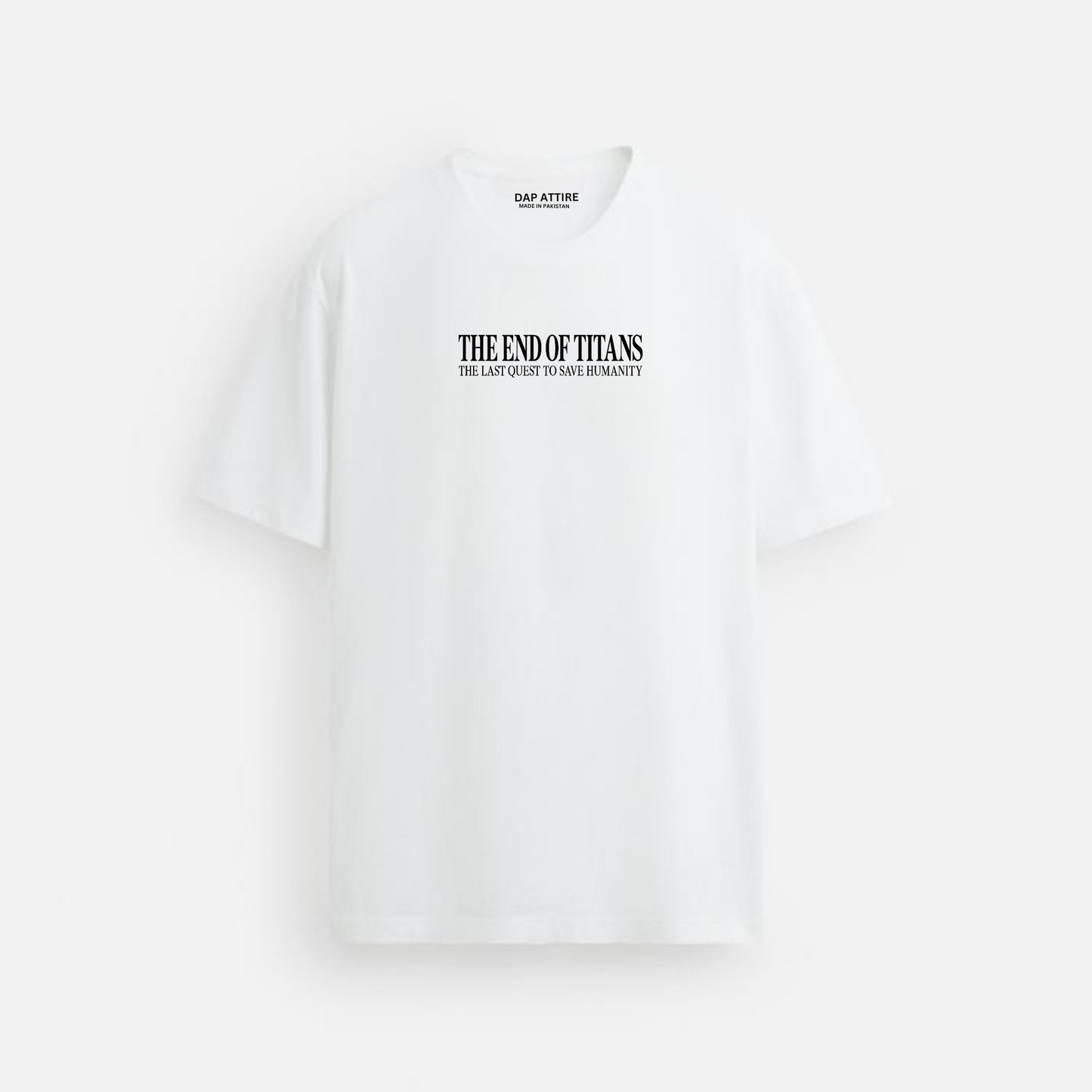 End Of Titans Oversized Tshirt