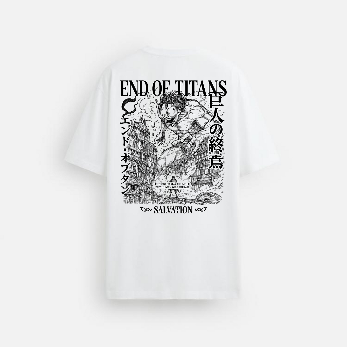 End Of Titans Oversized Tshirt
