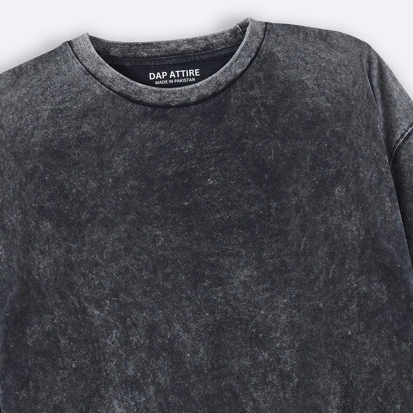 Black Washed Oversized Tshirt