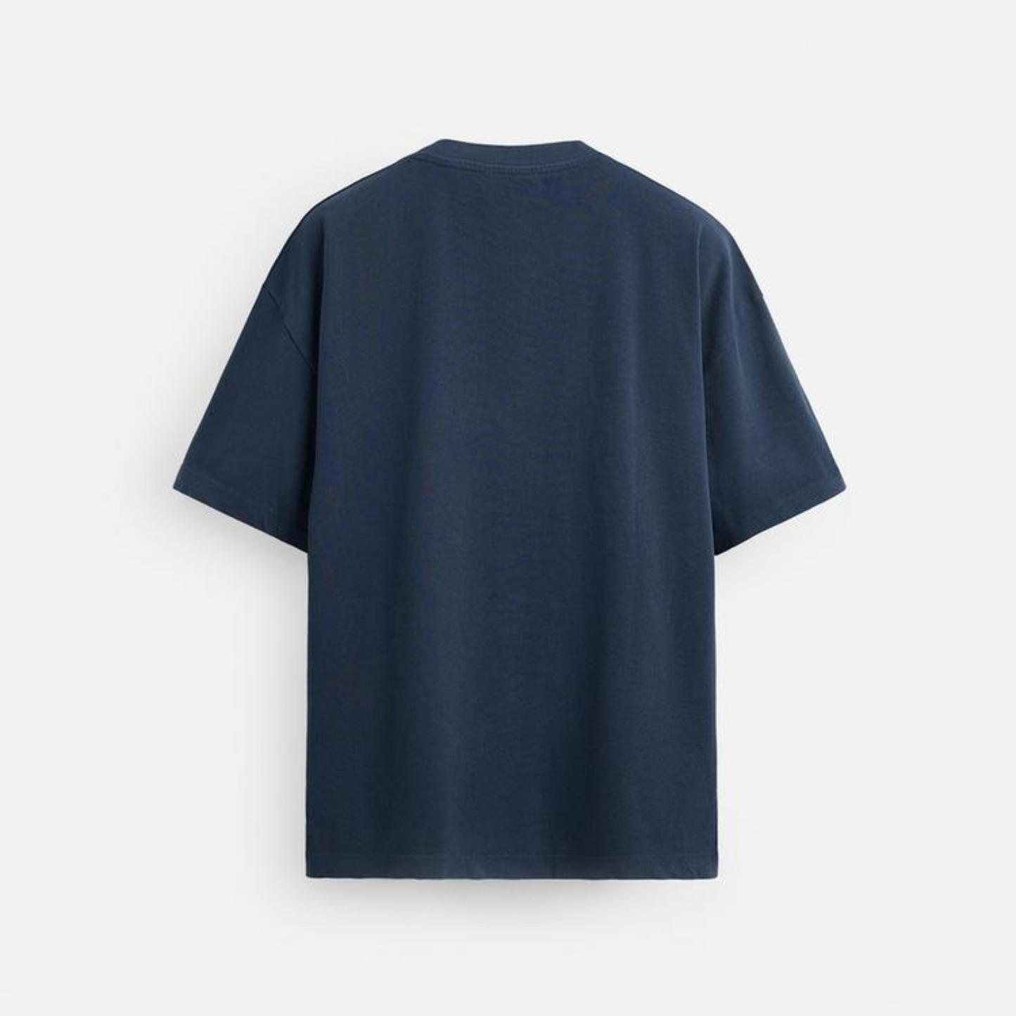 Comfortable cotton oversized Tshirt, featuring unique DTF print and classic round neck