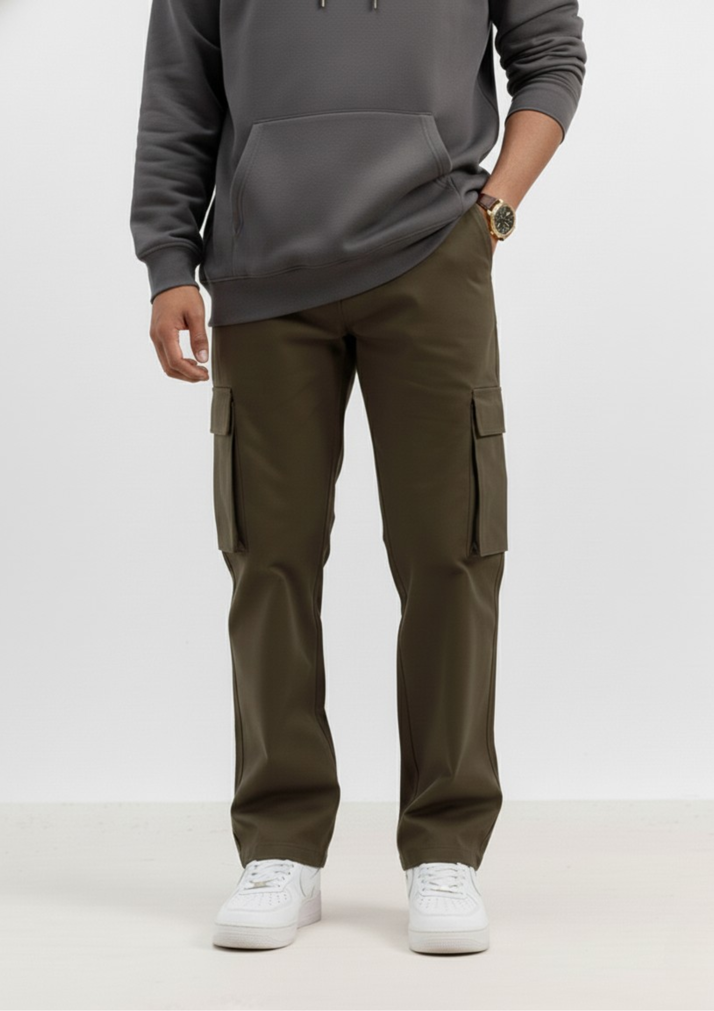 Sage Green Cargo Pants