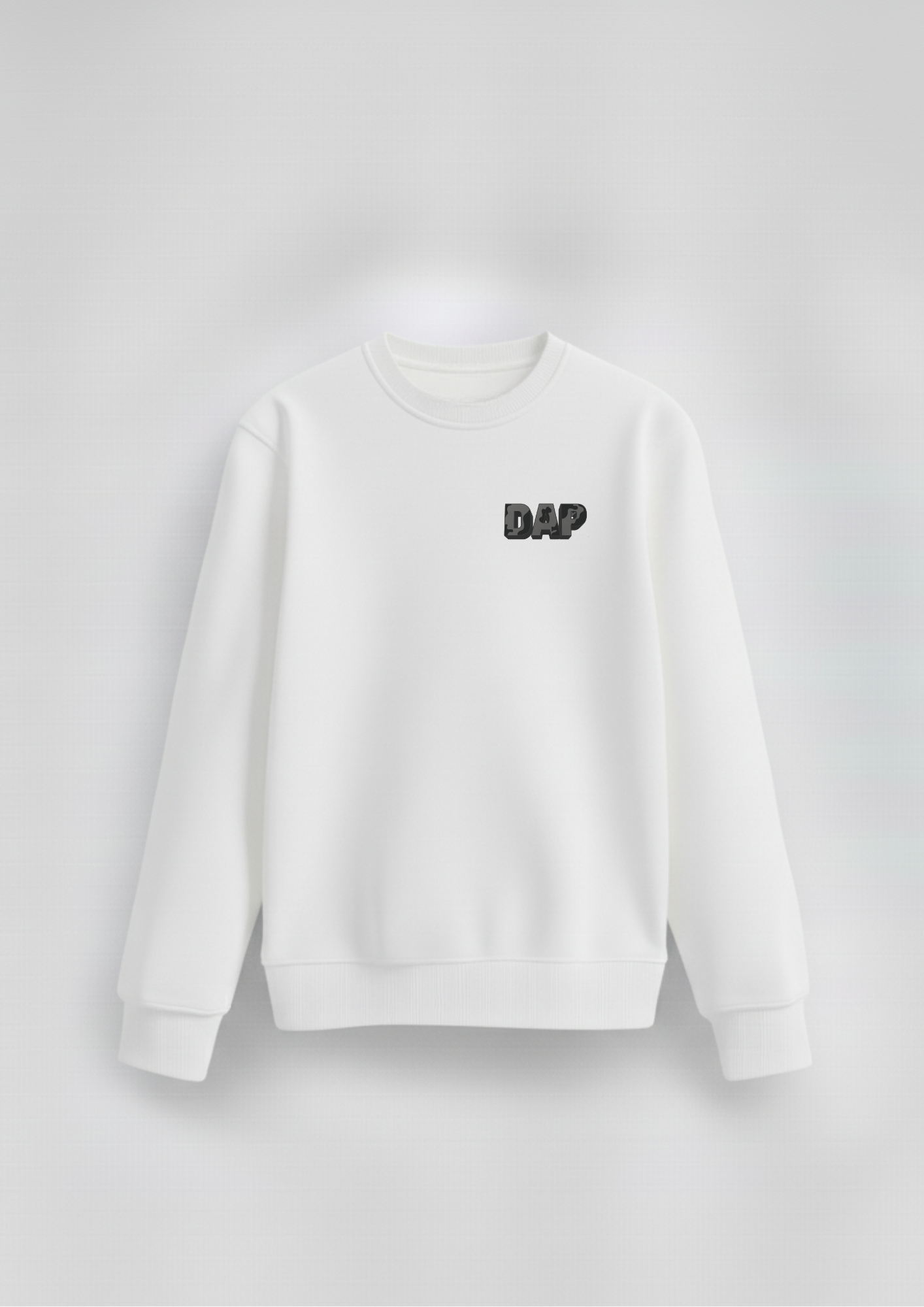 White Essential Crewneck Sweatshirt