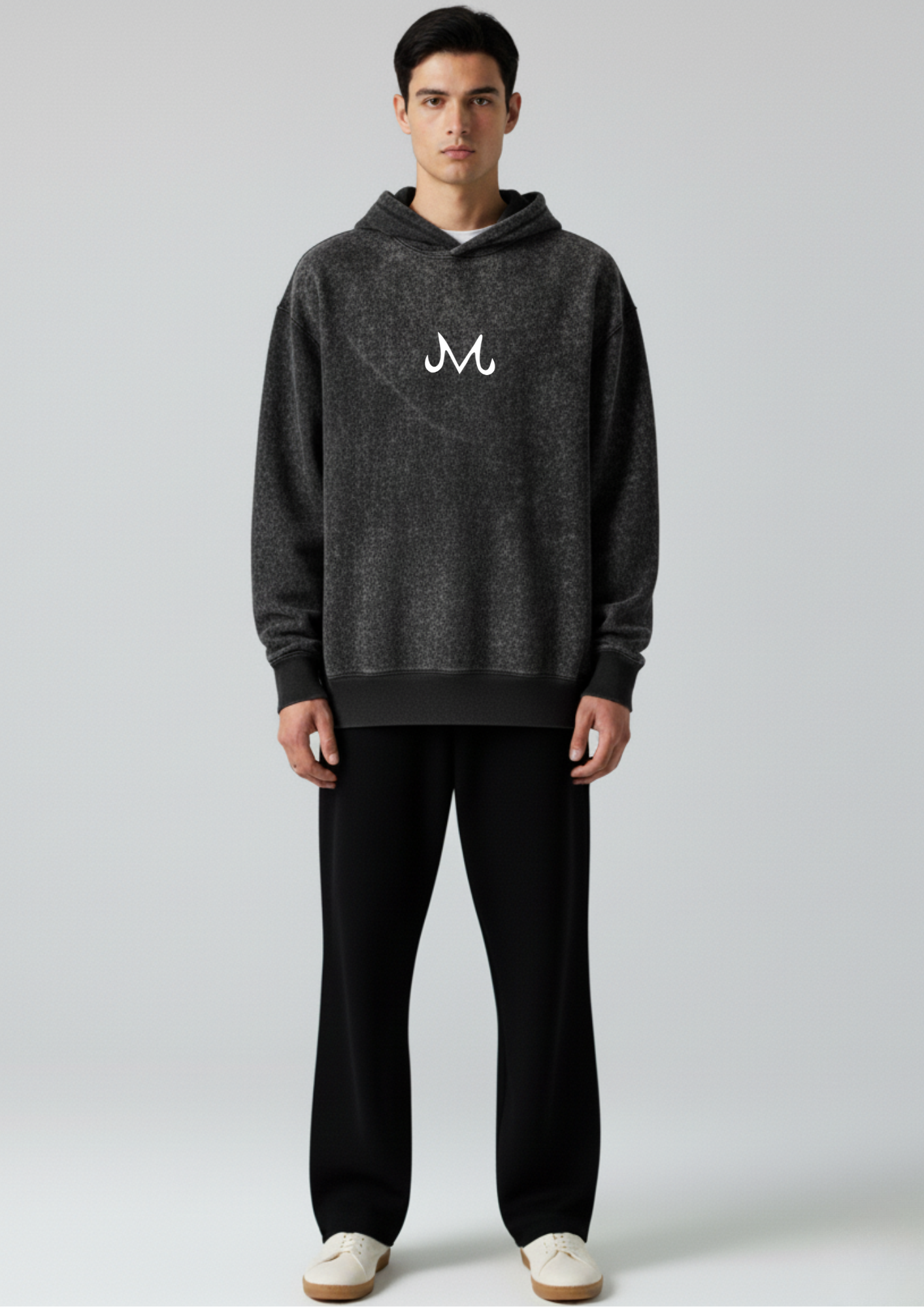 Saiyan Oversized Washed Hoodie