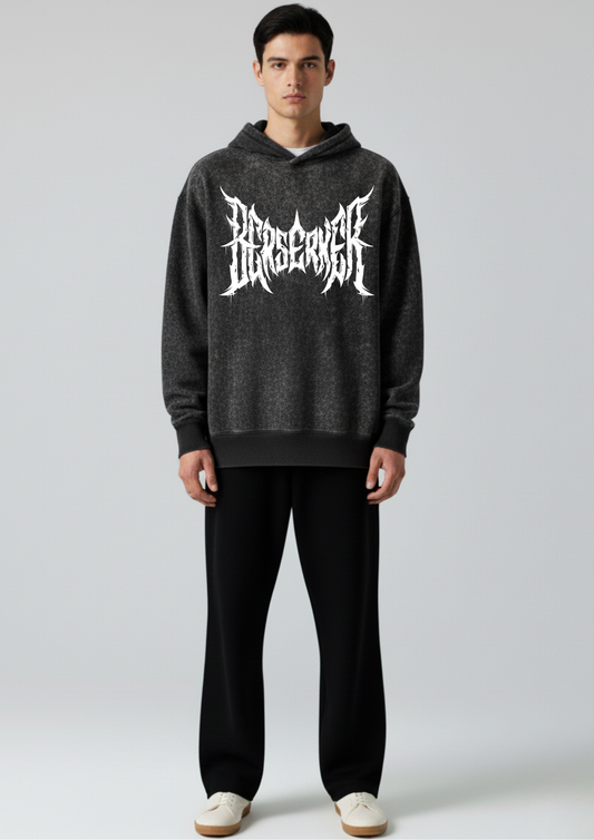 Berserk-01 Oversized Washed Hoodie