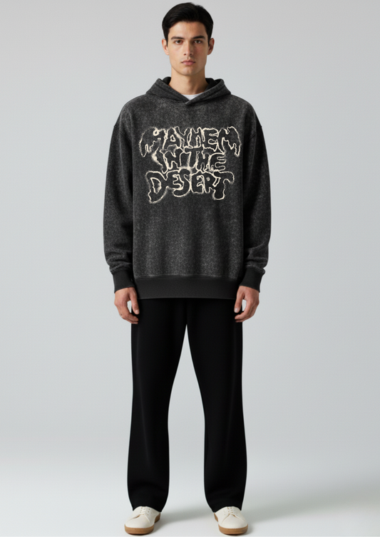 MAYHEM '01 Oversized Washed Hoodie
