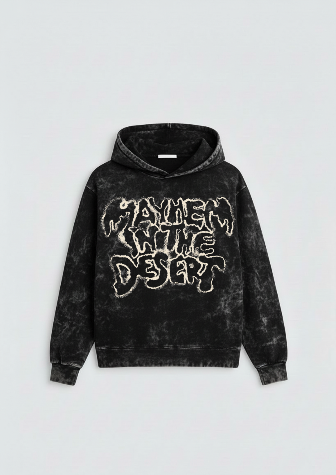MAYHEM '01 Oversized Washed Hoodie