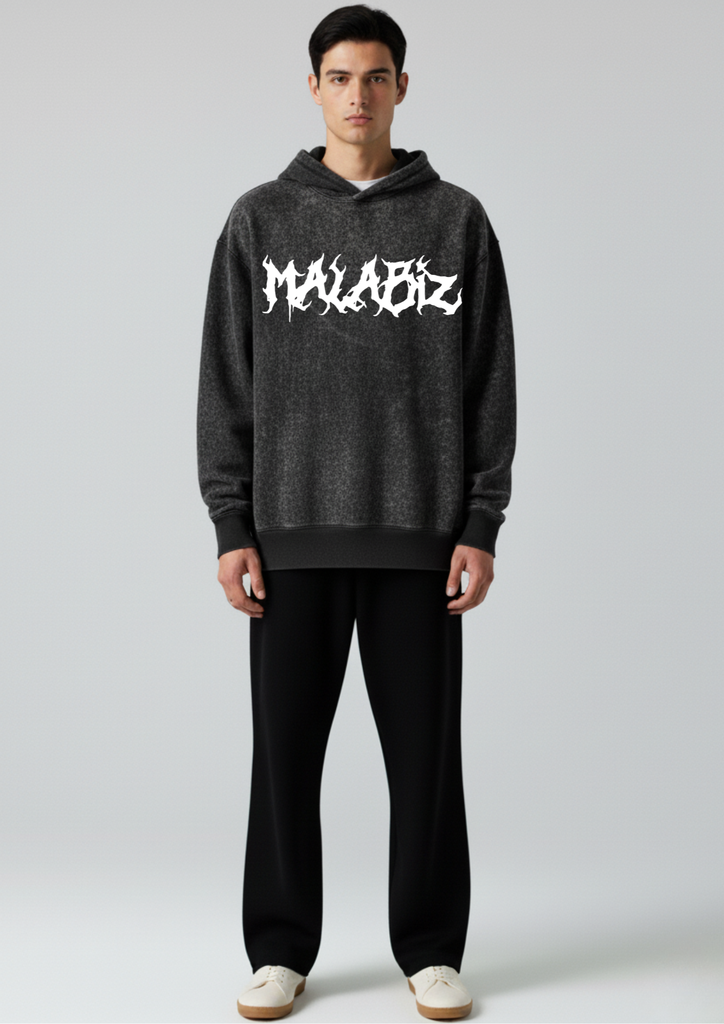 Fang Washed Oversized Hoodie