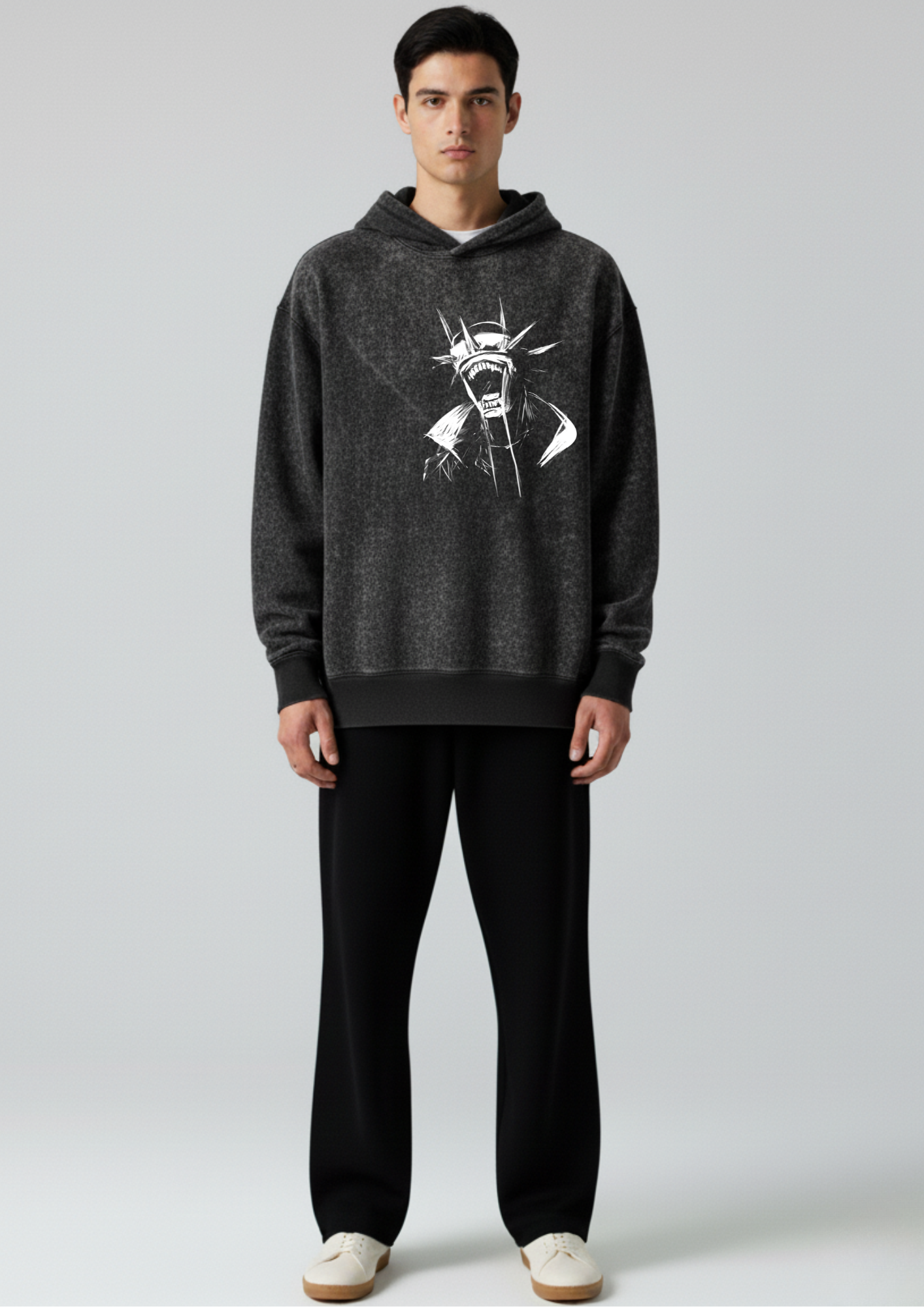 Eclipse Oversized Washed Hoodie