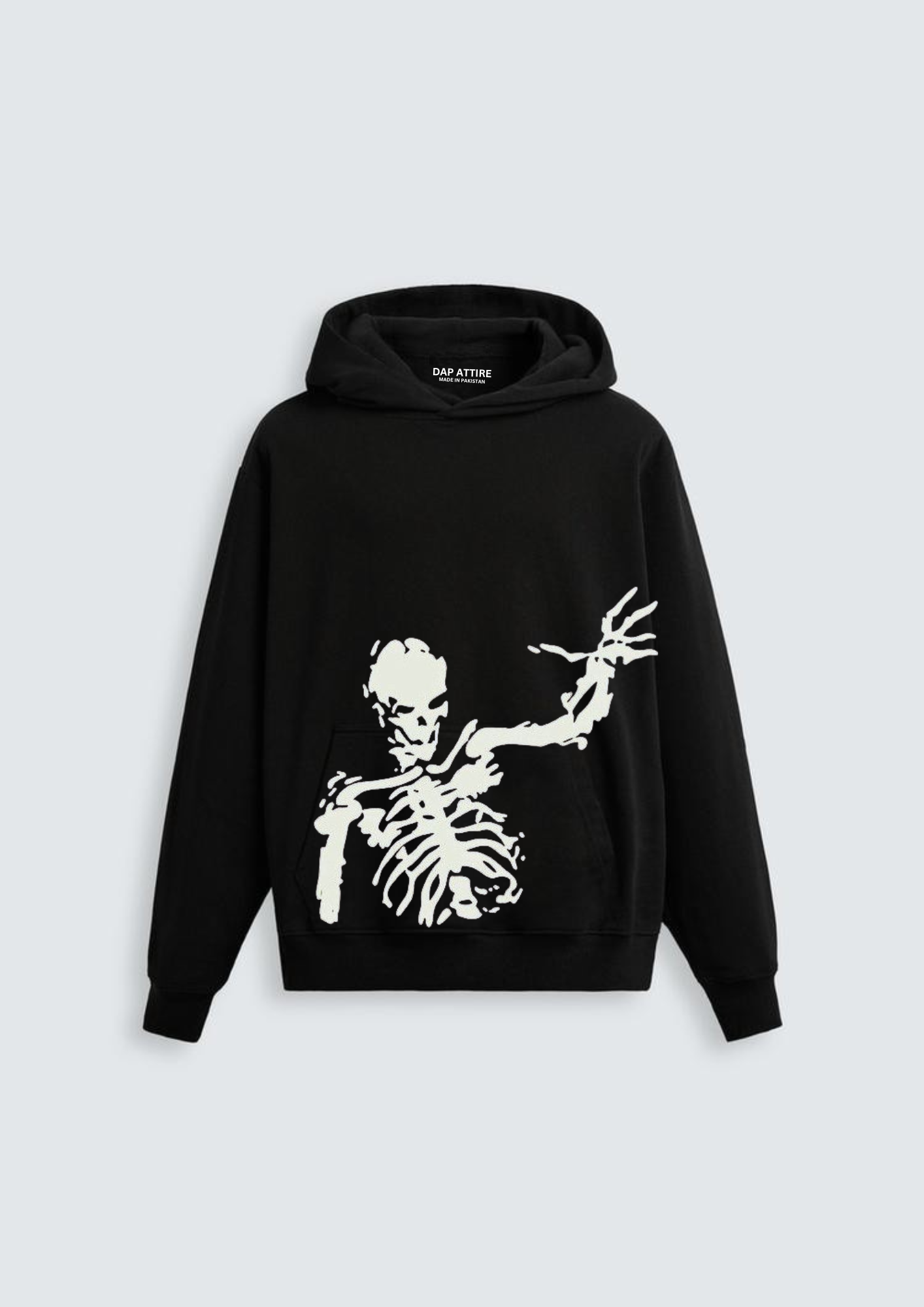 Skeleton Swing Oversized Hoodie