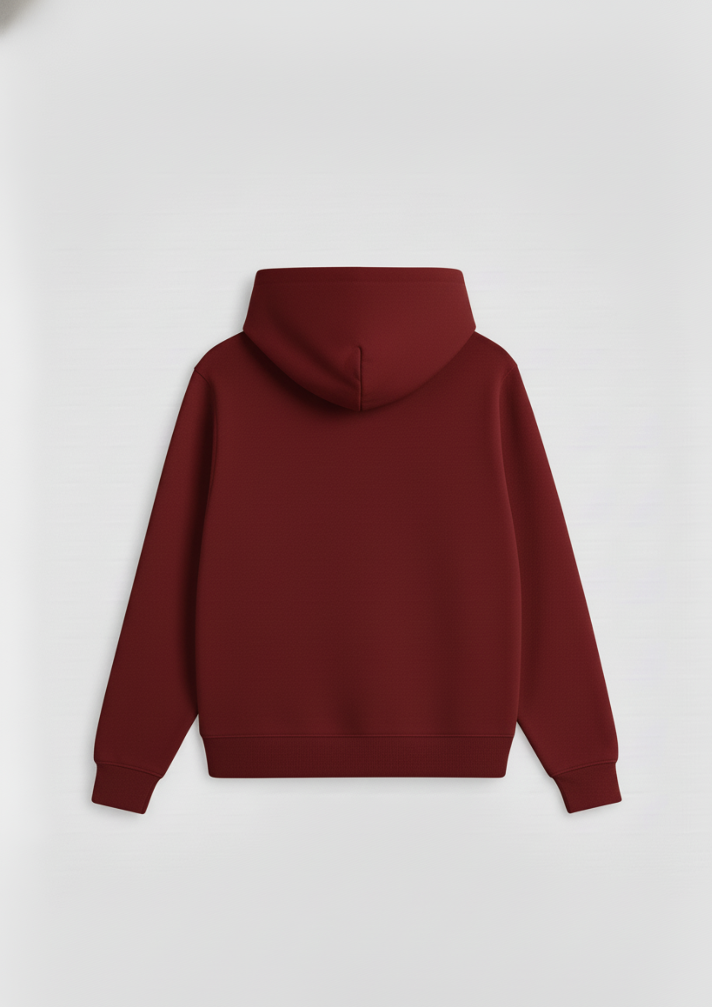 Maroon Essential Oversized Hoodie