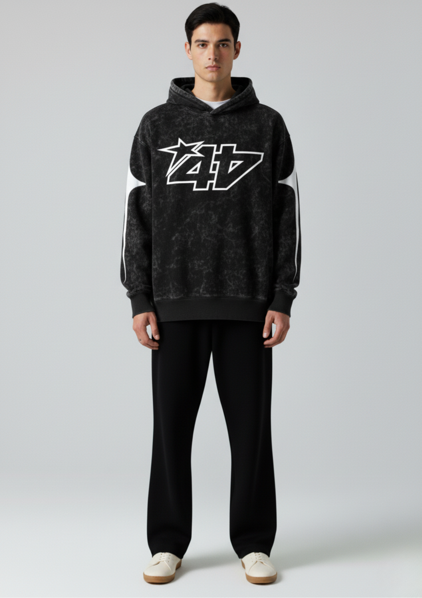 Vector 44 Oversized Washed Hoodie