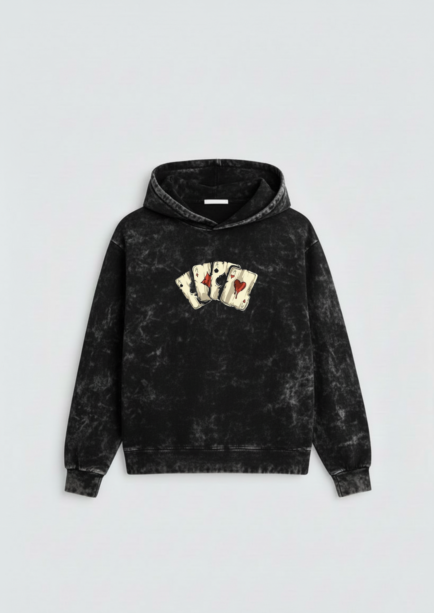 Guns N Rose Oversized Washed Hoodie