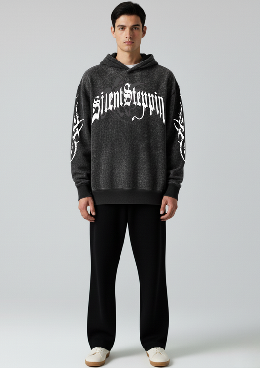 Stealth Walker Oversized Washed Hoodie
