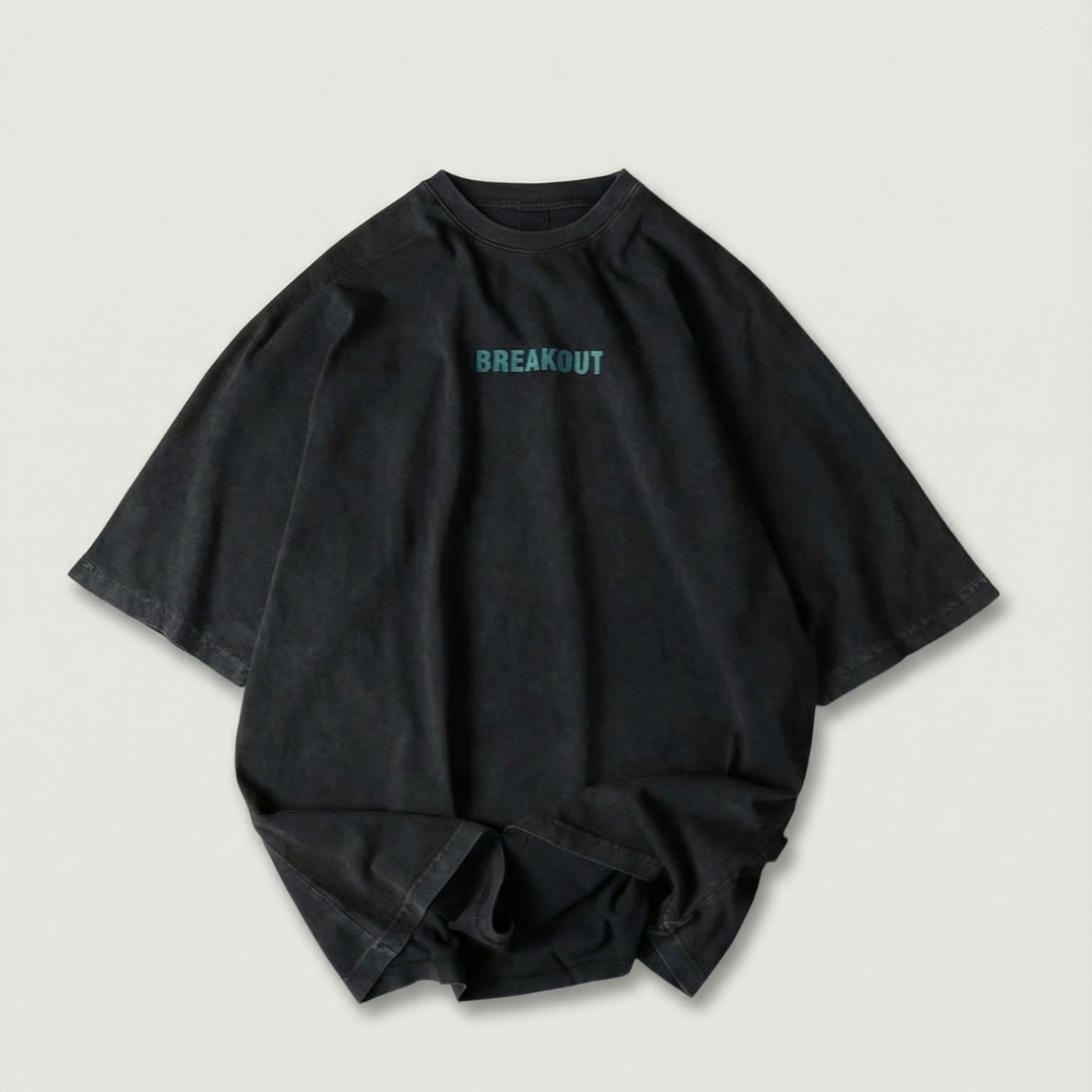 Brakeout Washed Oversized Tshirt