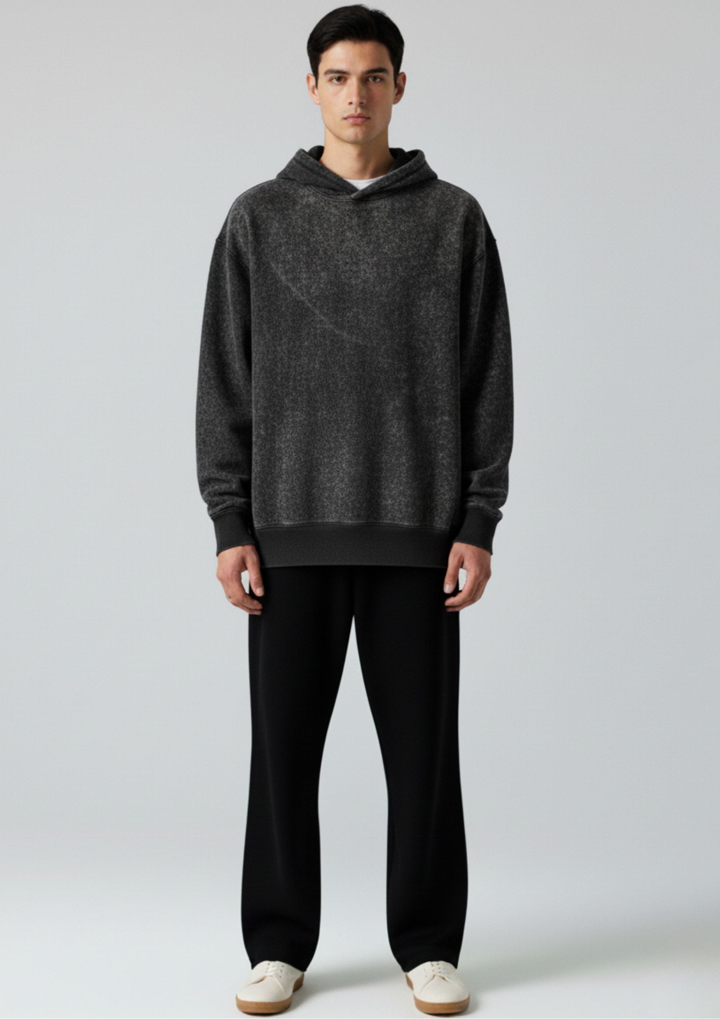 Cyber-Love Pullover Oversized Washed Hoodie