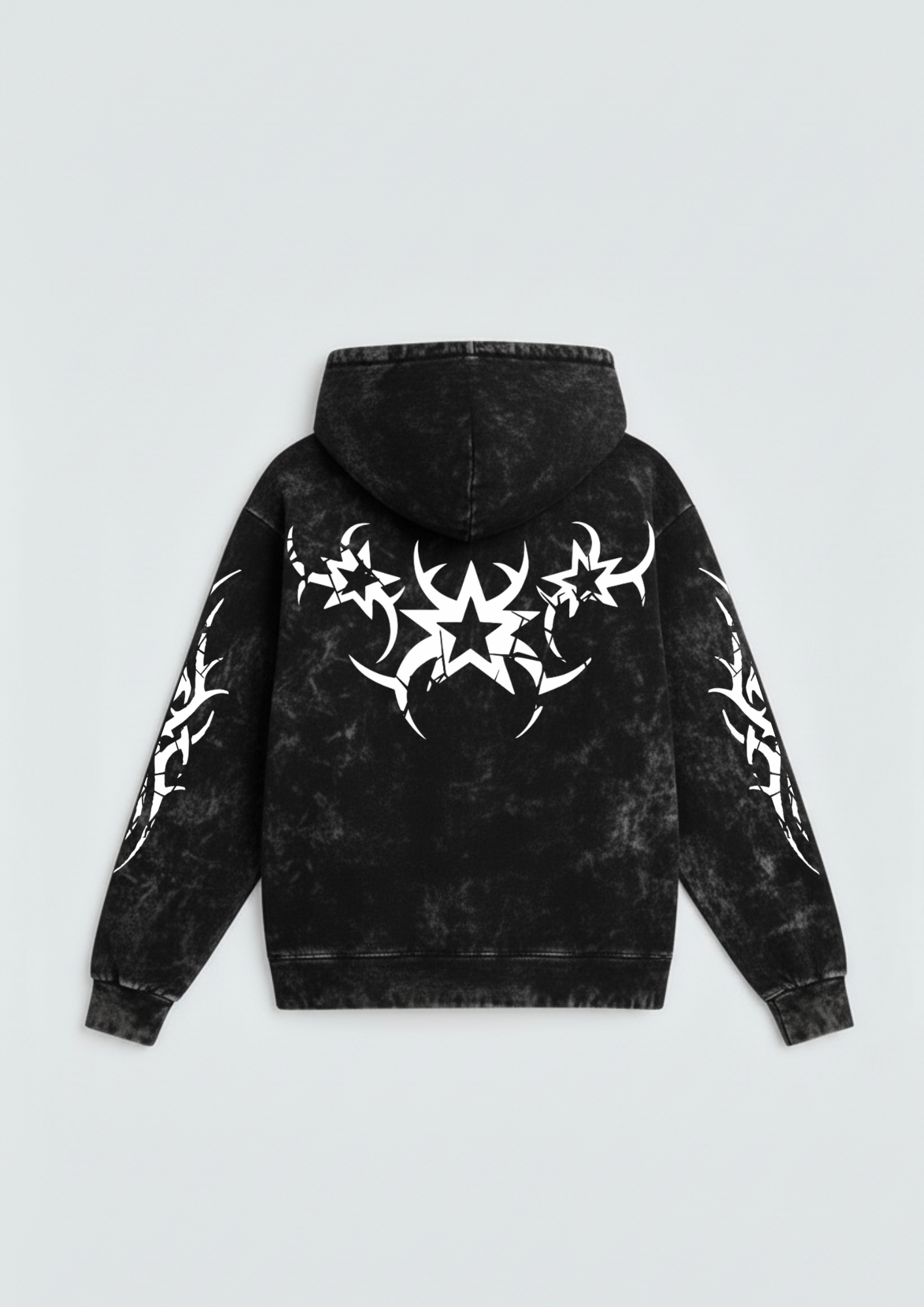 Stealth Walker Oversized Washed Hoodie