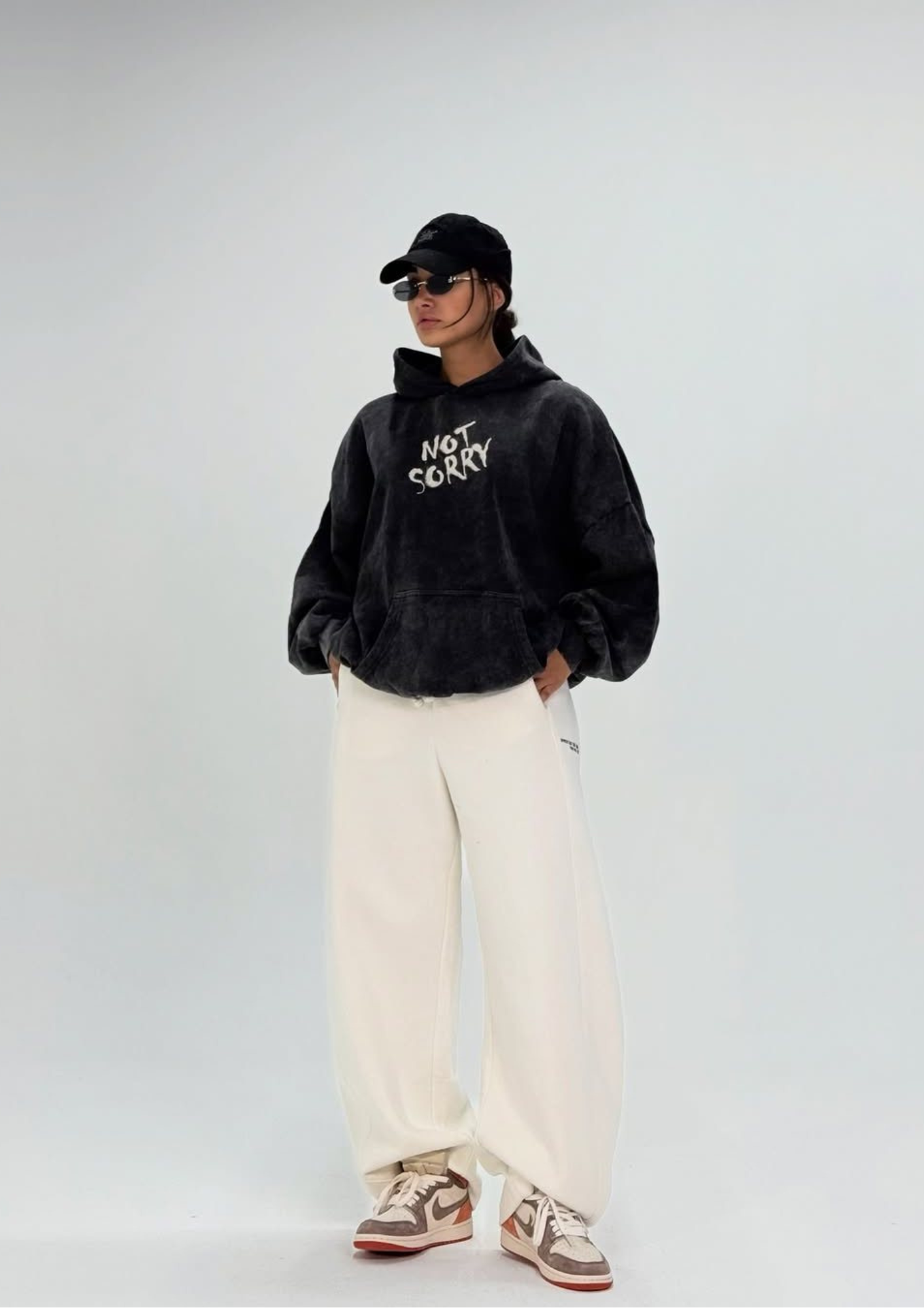 No Regrets Oversized Washed Hoodie