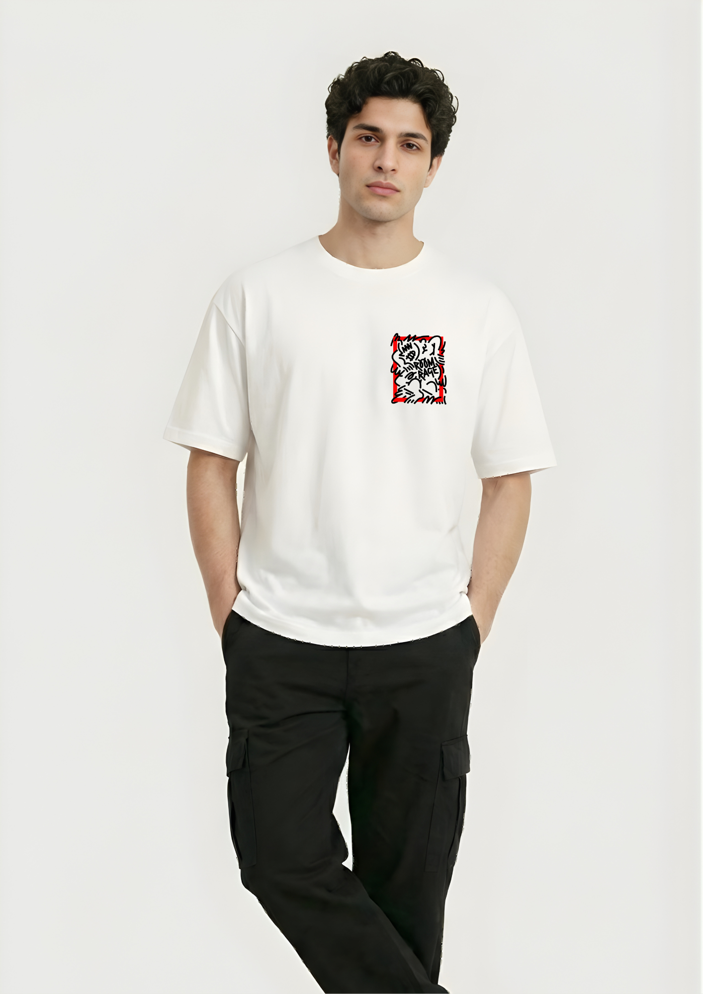 Scribble Oversized Tshirt
