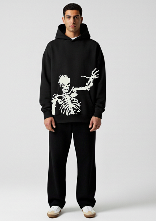Skeleton Swing Oversized Hoodie
