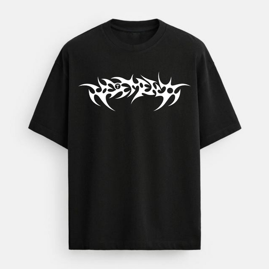 Vector Black Oversized Tshirt