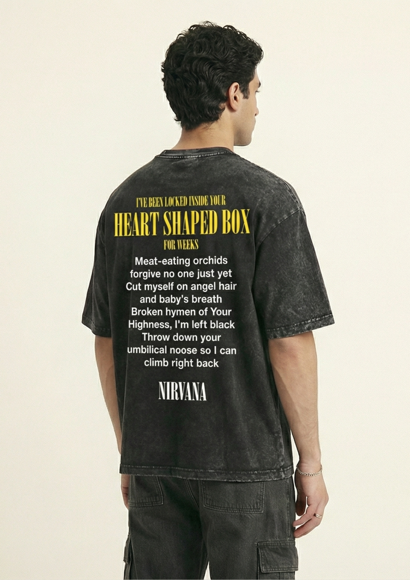 Nirvana Washed Oversized Tshirt