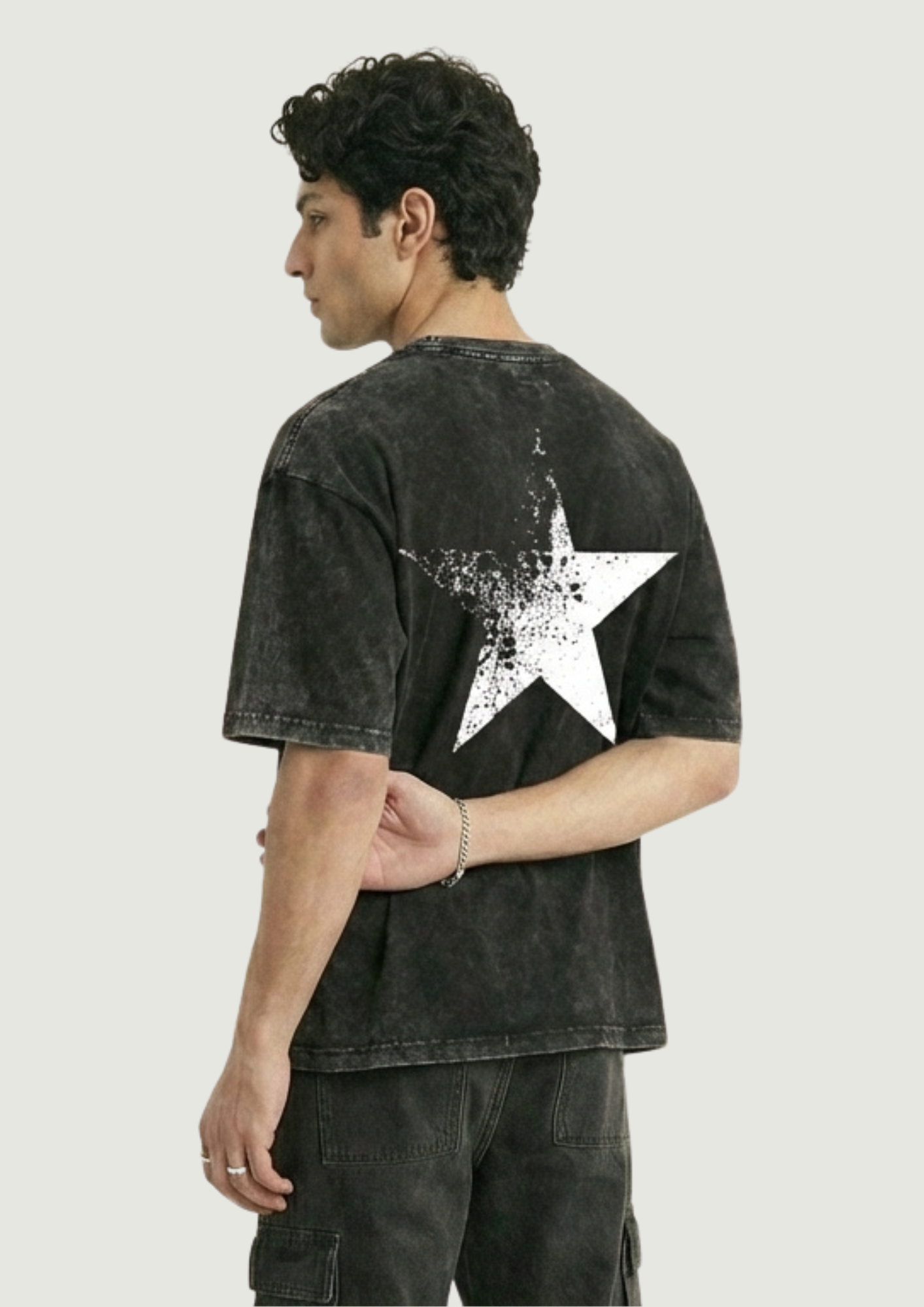 Saint World Washed Oversized Tshirt
