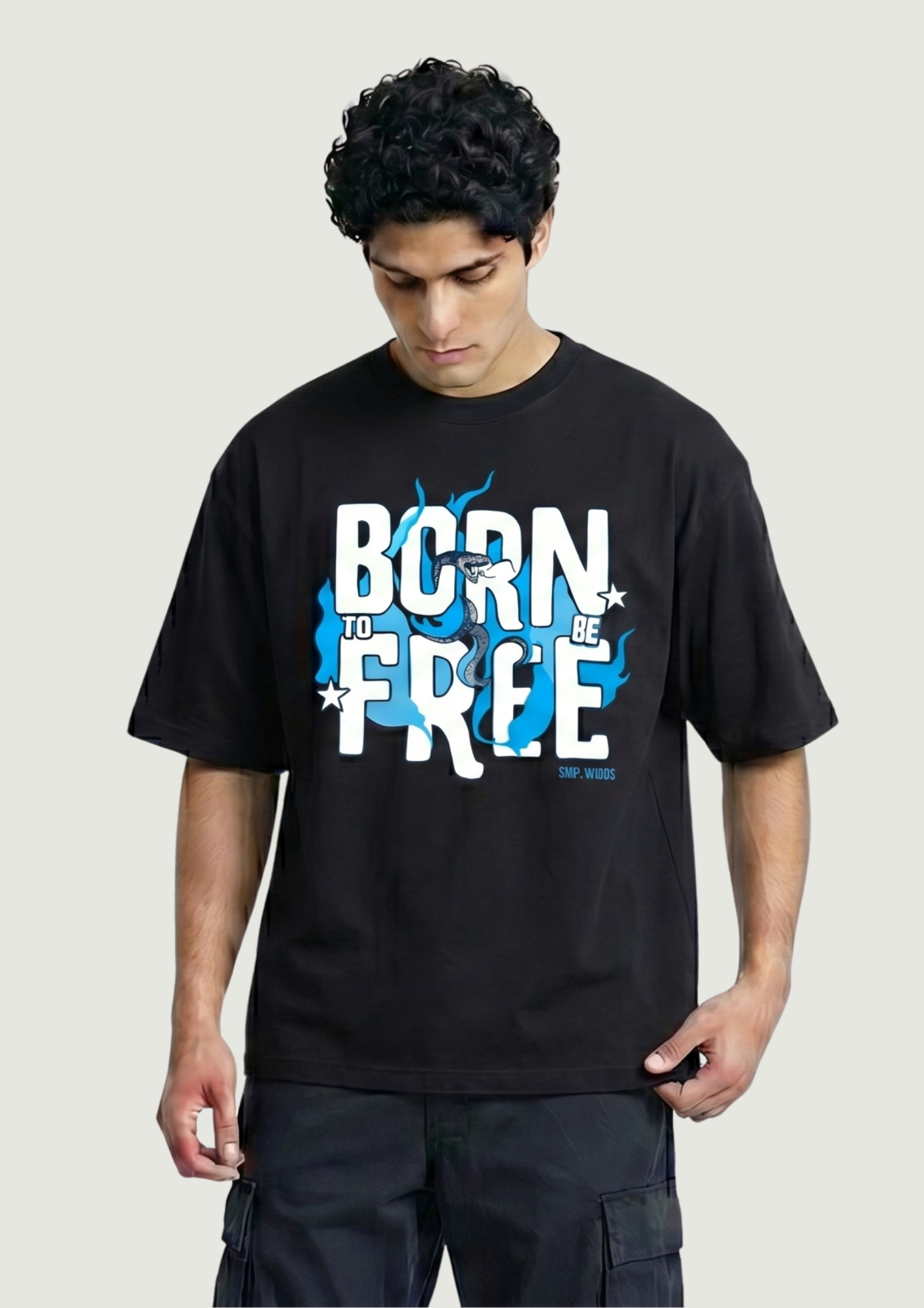 Blue Venom Oversized Tshirt