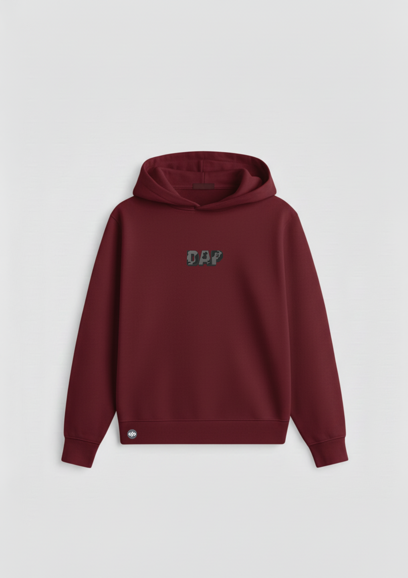 Maroon Essential Oversized Hoodie