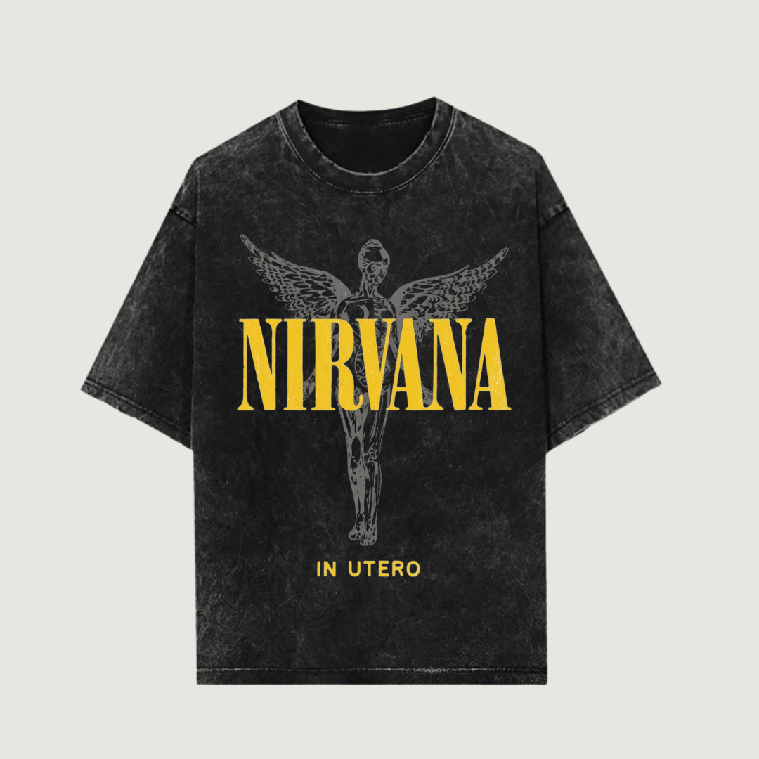 Nirvana Washed Oversized Tshirt