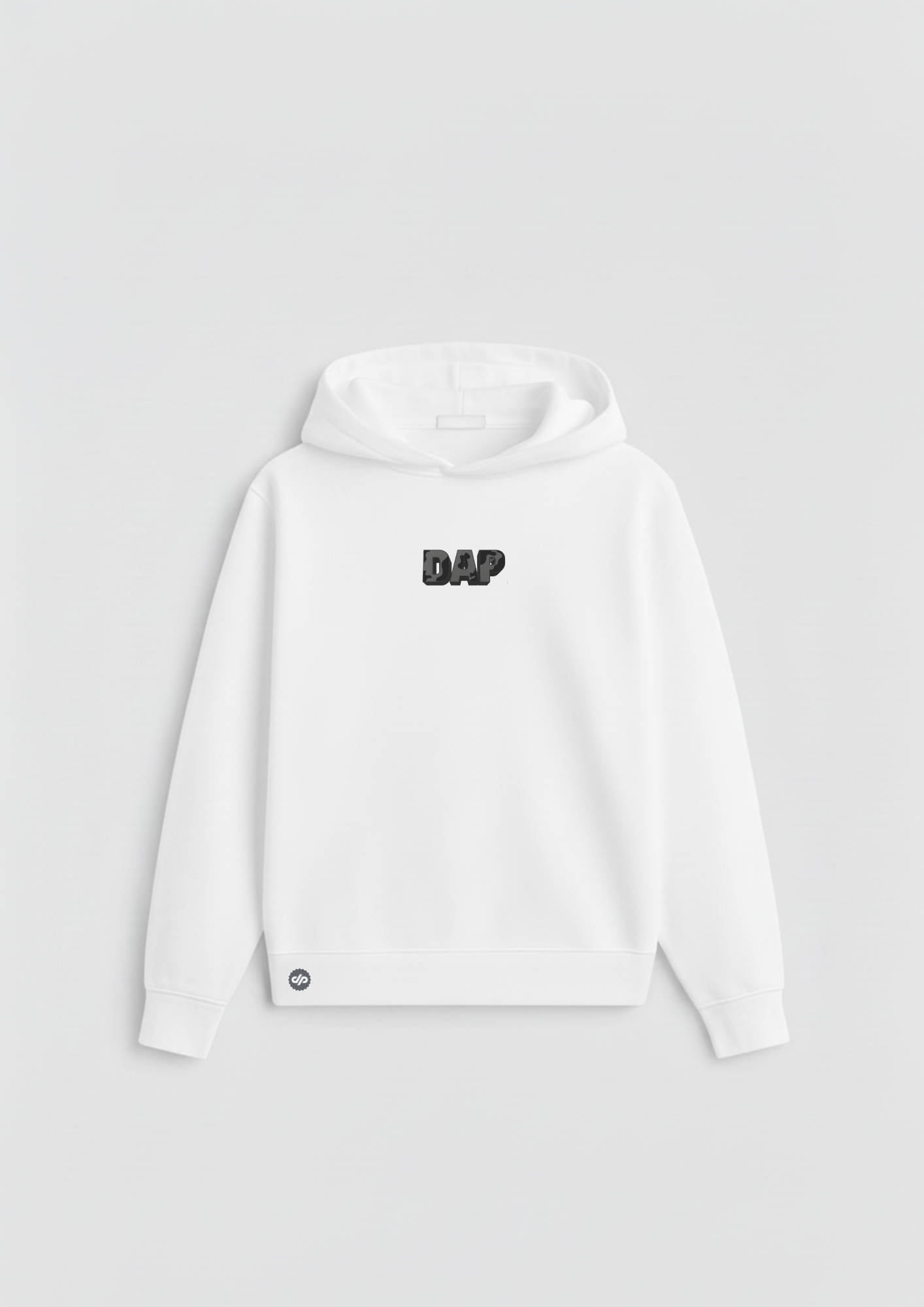 White Essential Oversized Hoodie