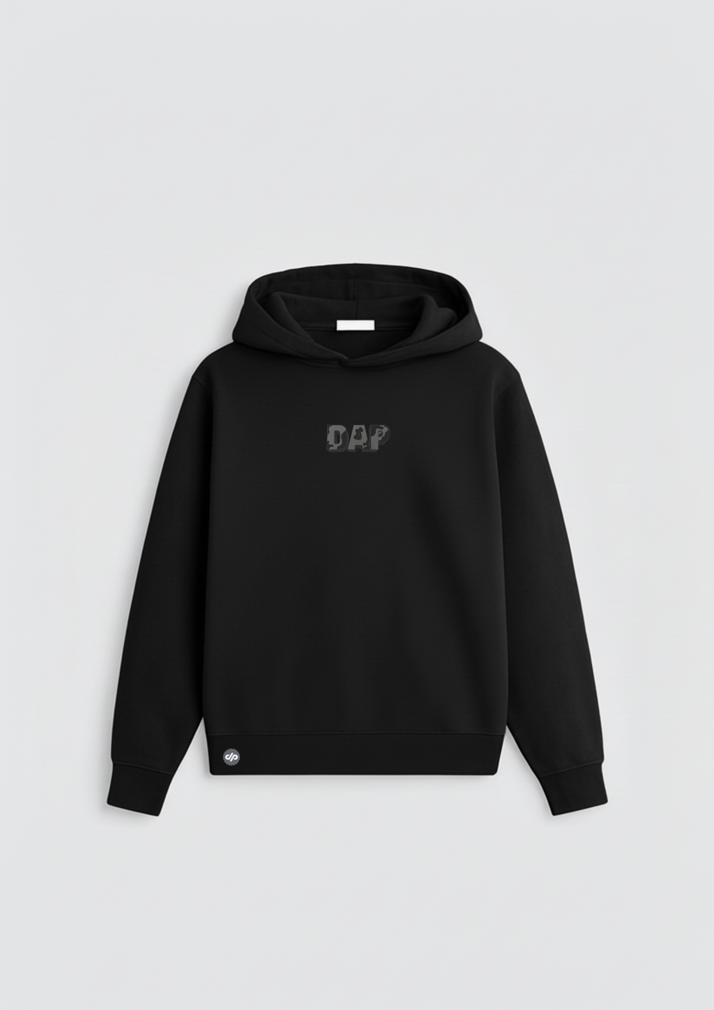 Black Essential Oversized Hoodie