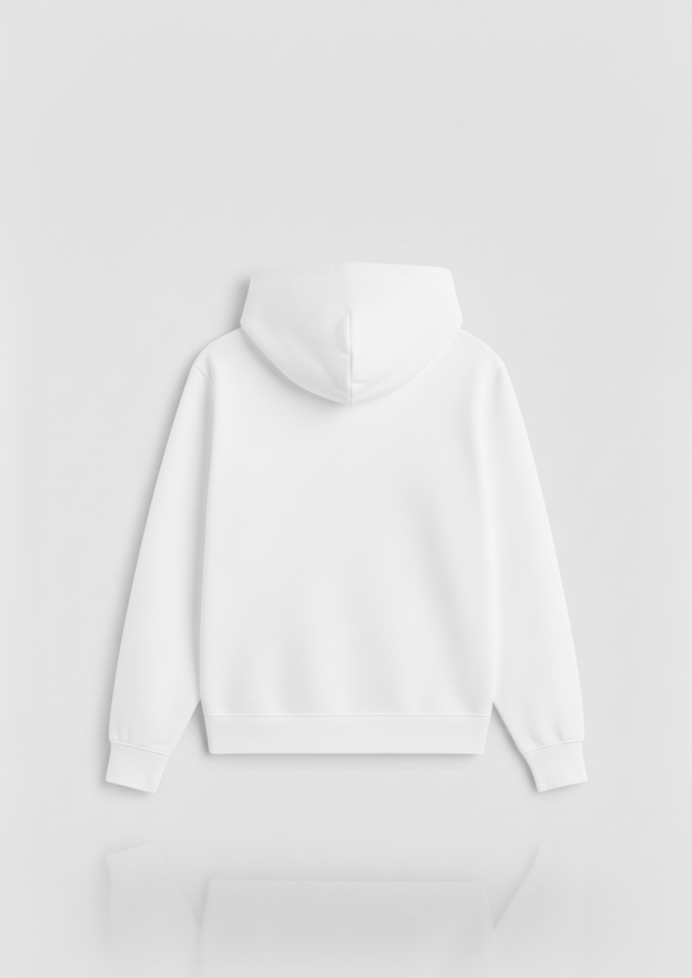 White Essential Oversized Hoodie