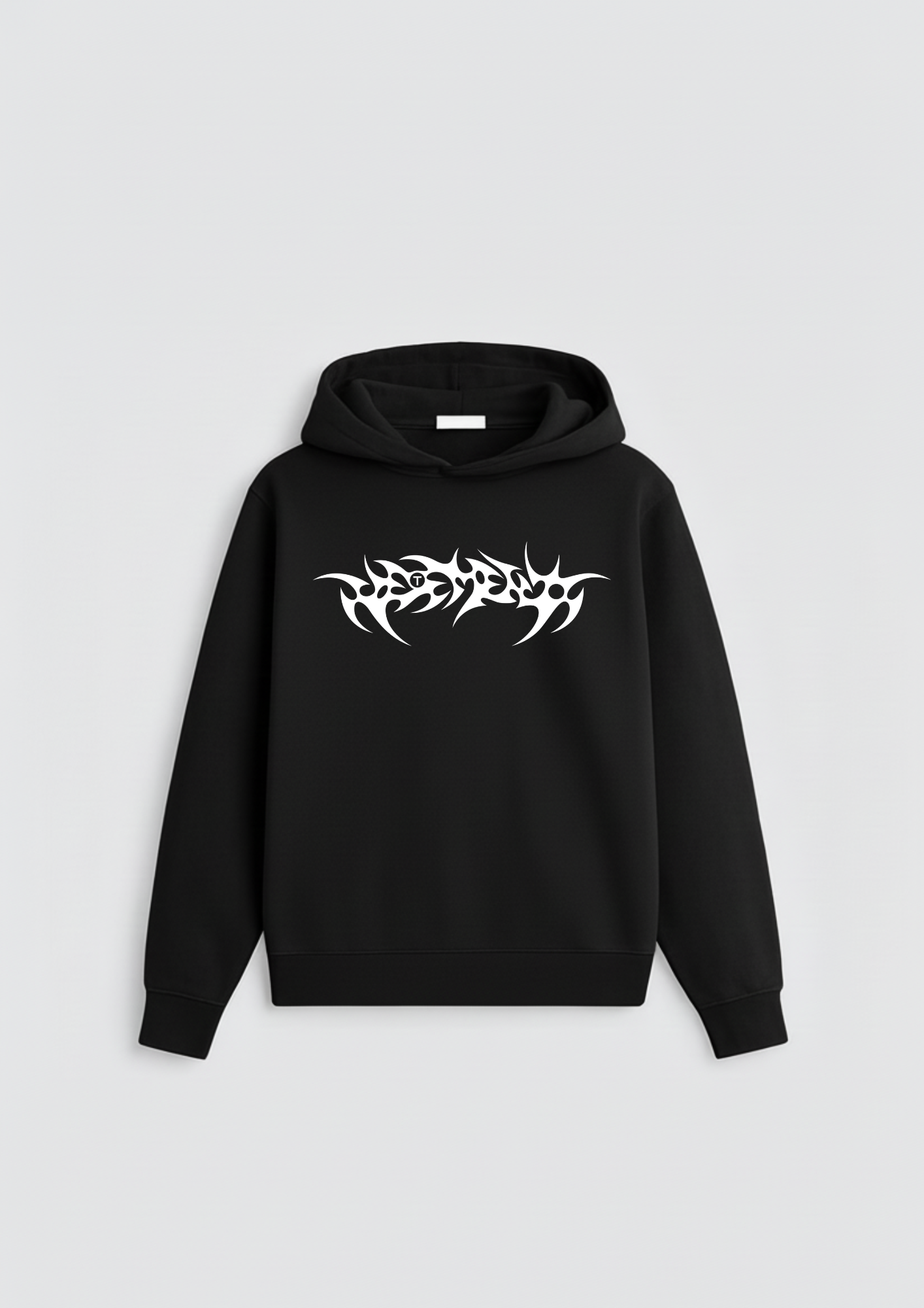 Vector Black Oversized Hoodie