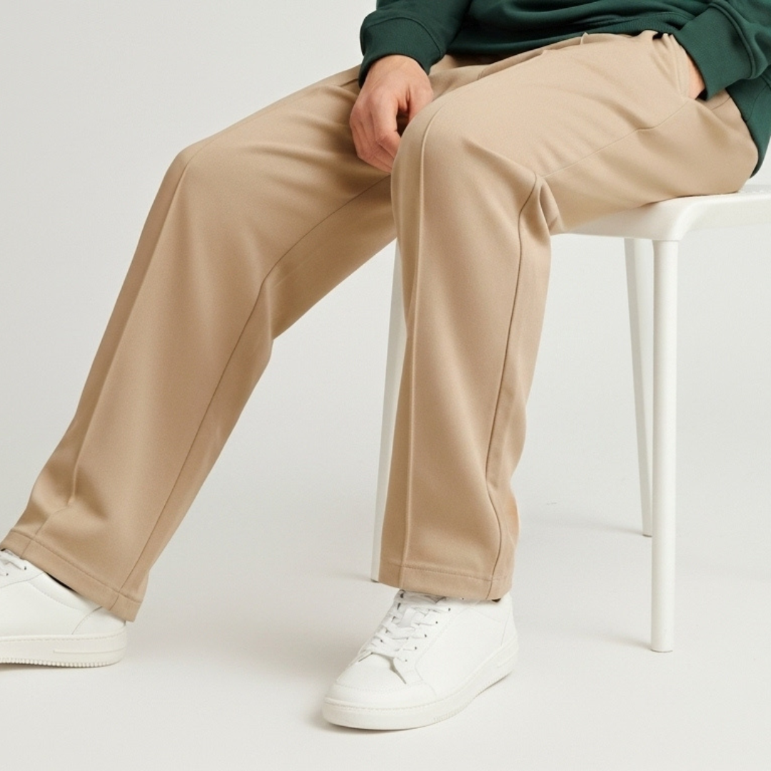 Sandwave Pleated Trousers