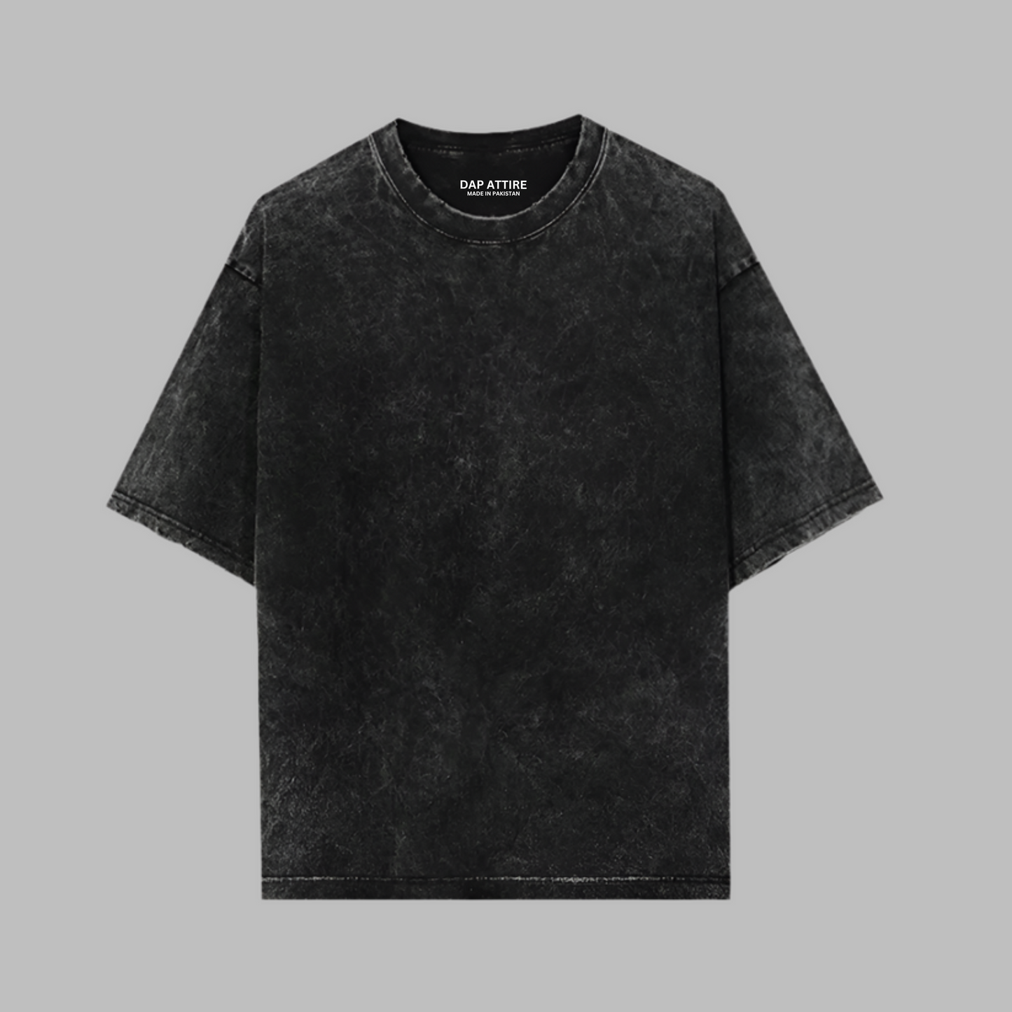 Black Washed Oversized Tshirt