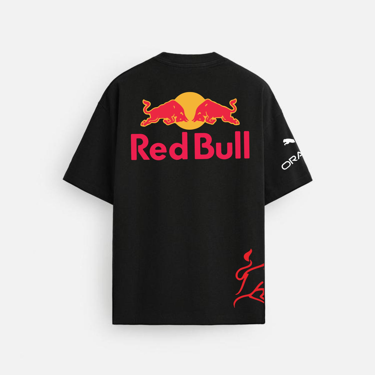 Red Bull Pattern T Red Bull Oversized Tshirt – Dap Attire
