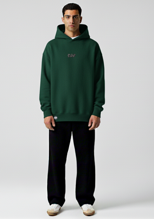Midnight Green Essential Oversized Hoodie