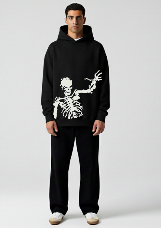 Skeleton Swing Oversized Hoodie