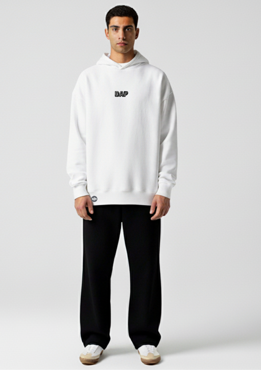 White Essential Oversized Hoodie