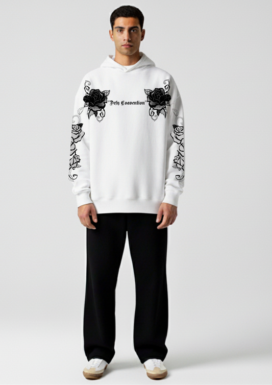 Ghost Rose Oversized Hoodie