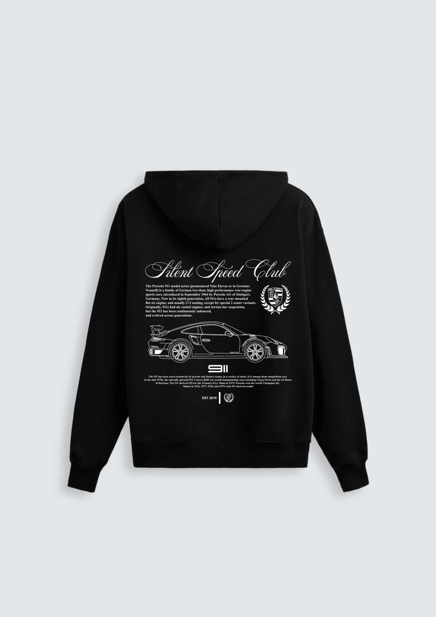 Porsche 911 Oversized Hoodie