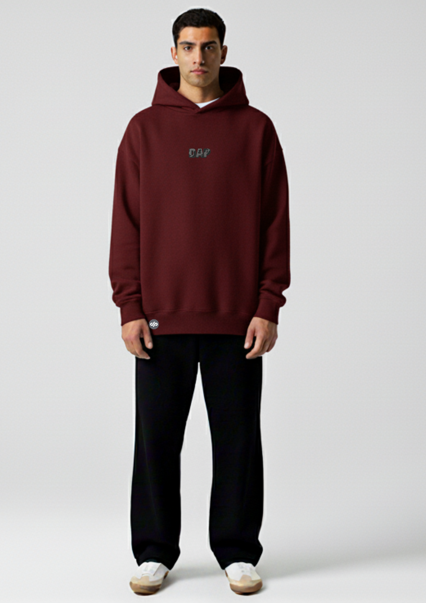 Maroon Essential Oversized Hoodie