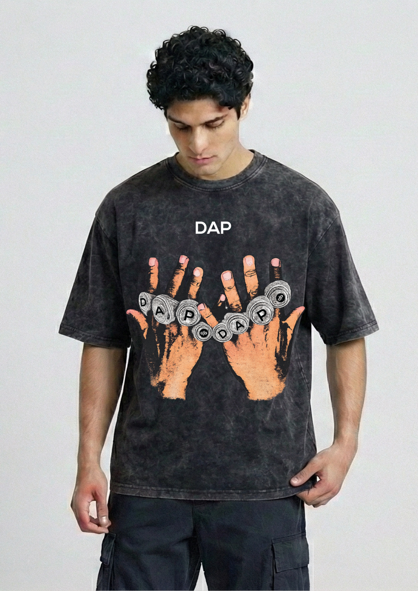 Iced Washed Oversized Tshirt