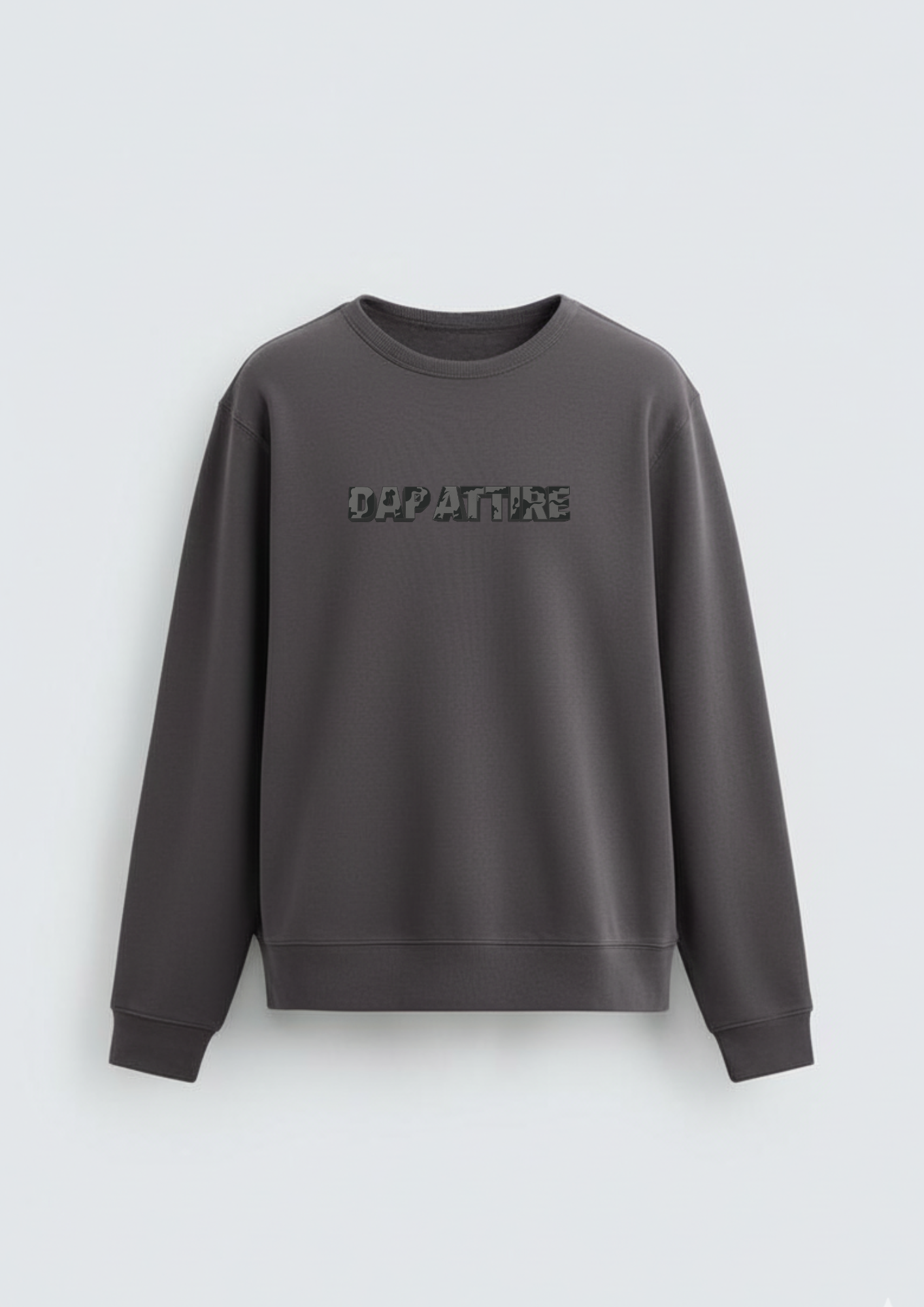 Dark gray sweatshirt