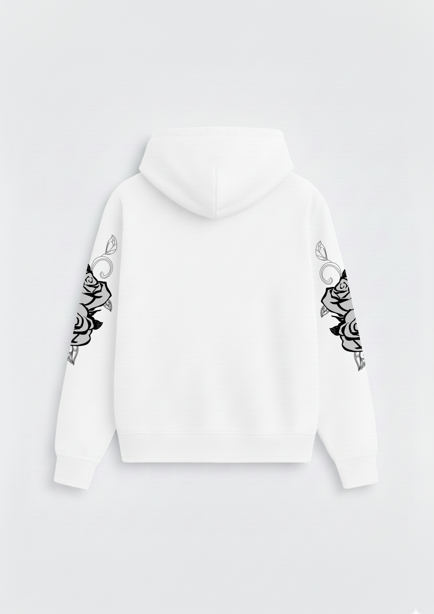 Ghost Rose Oversized Hoodie